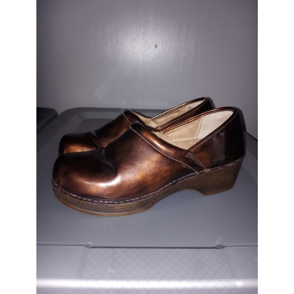 Women's G.H. Bass and Co. Bronze 9‎ Bass-Melinda 111 Clogs Nursing Comfort Shoes